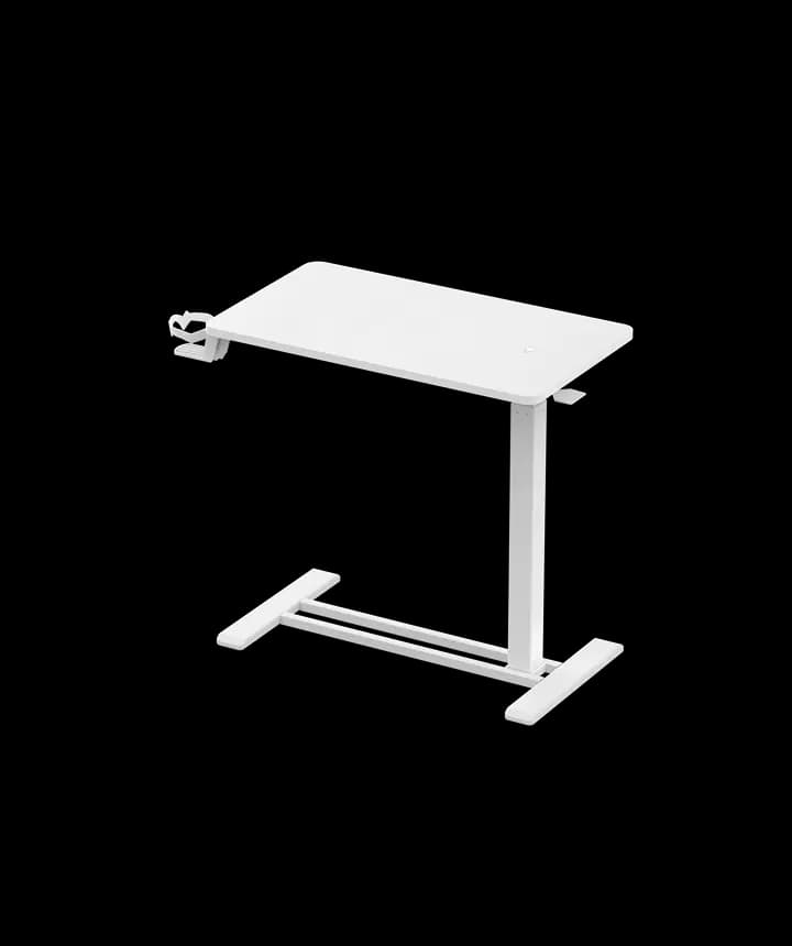 In hoogte verstelbare bijzettafel H3&H3PRO, met bekerhouder