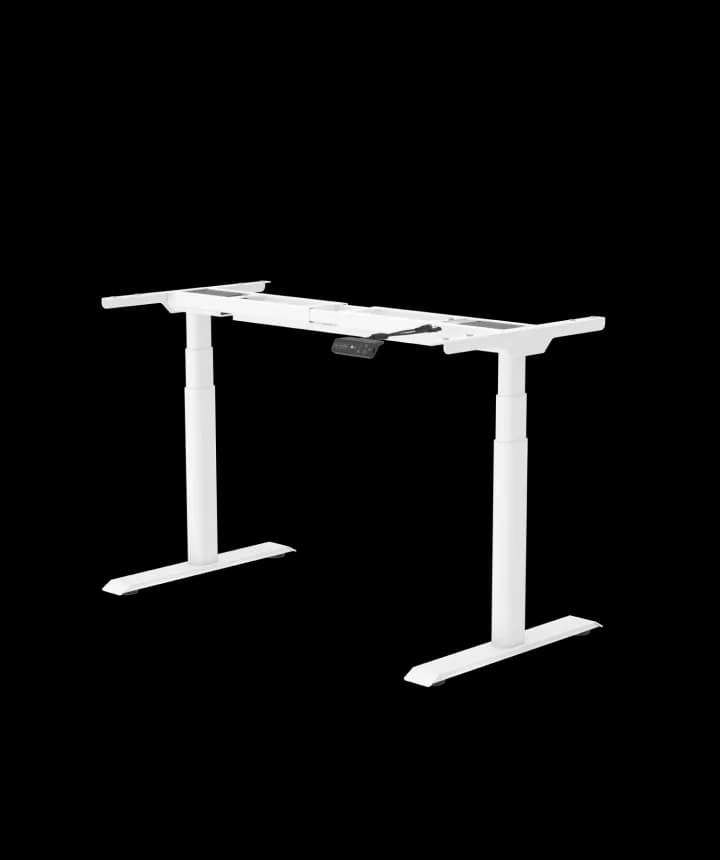 Standing Desk voor WFO/WFH met Ovale Poten