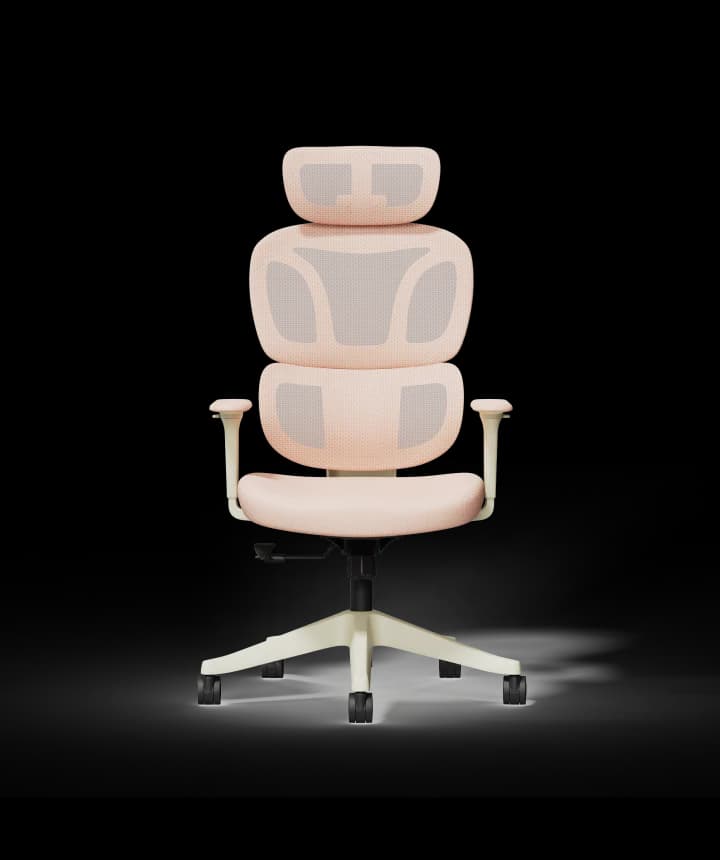 Kleurrijke Ergonomische Stoel met Wolkachtige Kussen