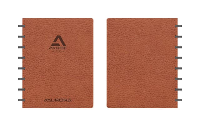 Schrift Adoc Business A5 lijn 144blz 90gr bruin