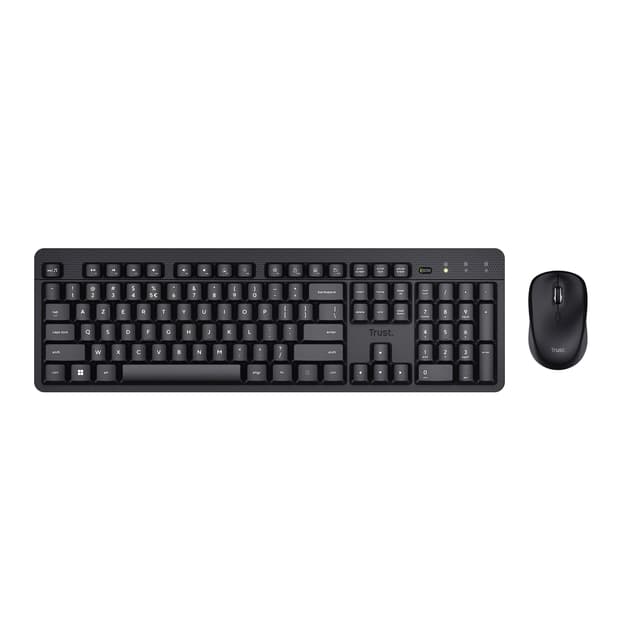 Toestenbord Trust Ody II draadloos + muis Azerty 25363