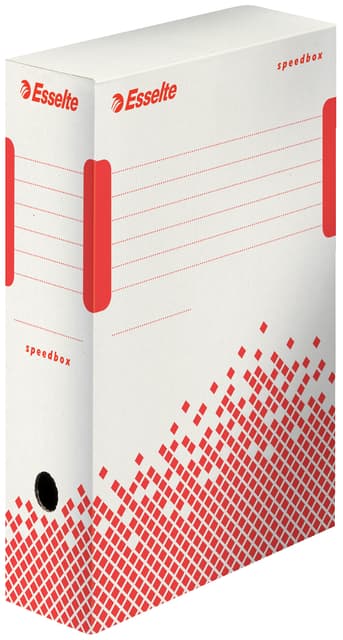 Archiefdoos Esselte Speedbox 100x250x350mm wit