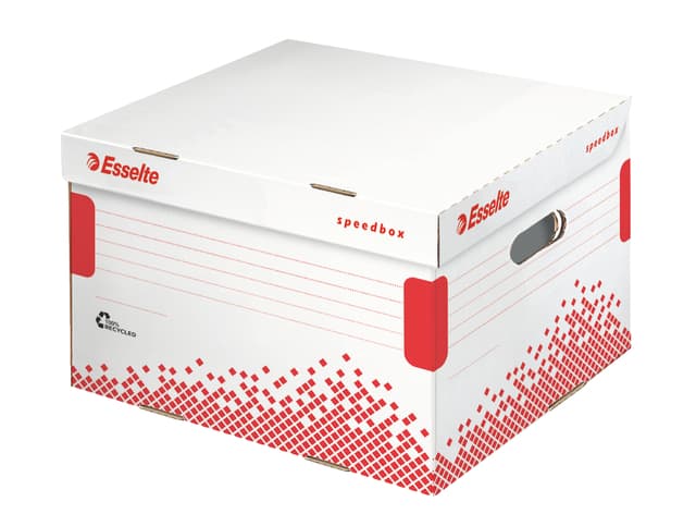 Opberg- en transportdoos Esselte Speedbox 367x263x325mm wit