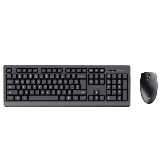 Toetsenbord Trust Primo draadloos + muis QWERTY