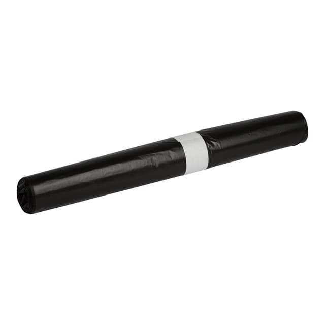 Afvalzak Propsac HDPE T23 58x100cm 70L zwart rol à 25 stuks