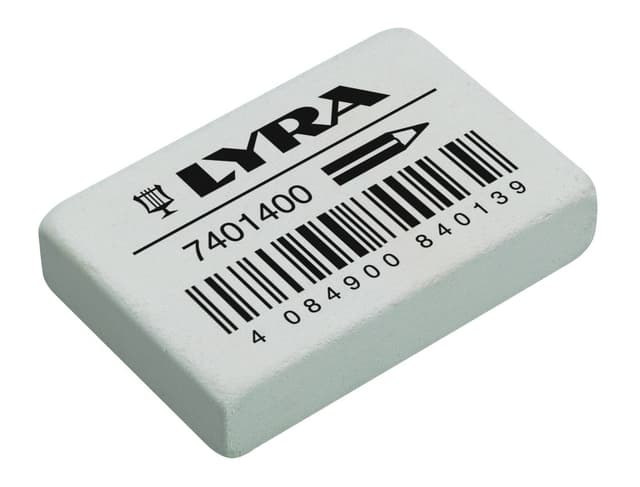 Gum LYRA India Rubber doos à 40 stuks wit