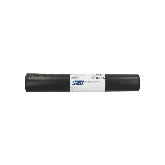 Afvalzak Hynex 60x80cm LDPE recycled T40 60L zwart rol à 20 stuks
