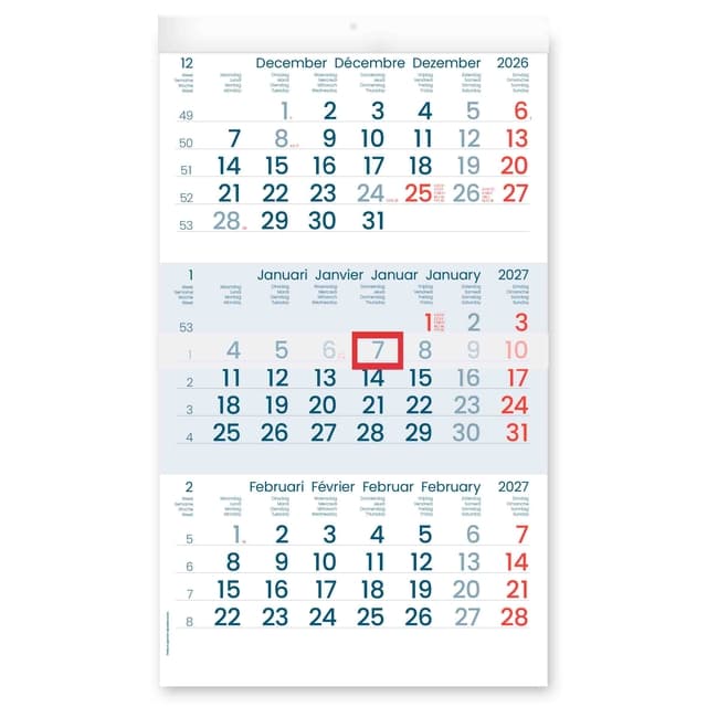 3-Maandskalender 2027 INNI Manager