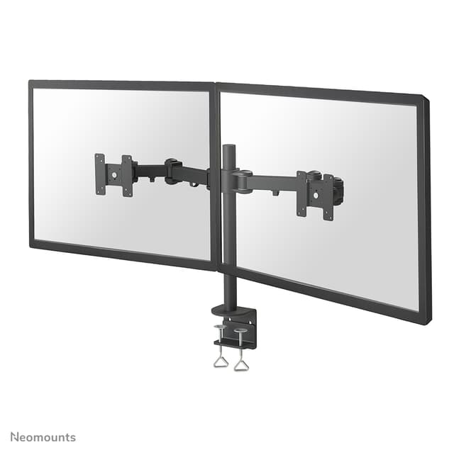 Monitorarm Neomounts D960D 2x10-27" met klem zwart X