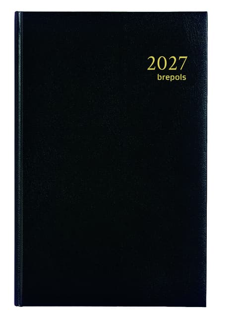 Agenda 2027 Brepols Saturnus Lima 7dagen/2pagina's zwart