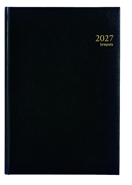 Agenda 2027 Brepols Omega Lima 7dag/2pagina's zwart