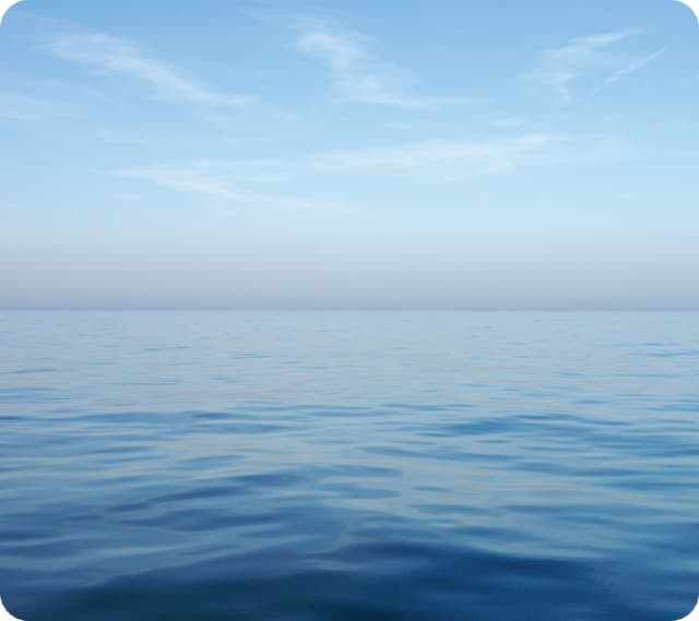 Muismat Fellowes natuur collectie blauwe oceaan 228x203mm