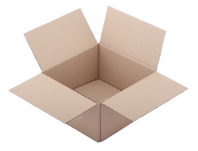 Amerikaanse vouwdoos IEZZY 250x250x250mm B-golf bruin
