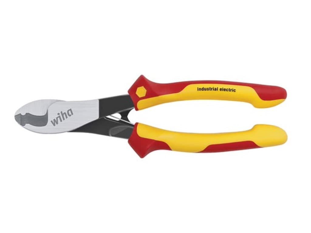 Wiha Kabelknipper Industrial electric met in- en uitschakelbare openingsveer (43662) 180 mm